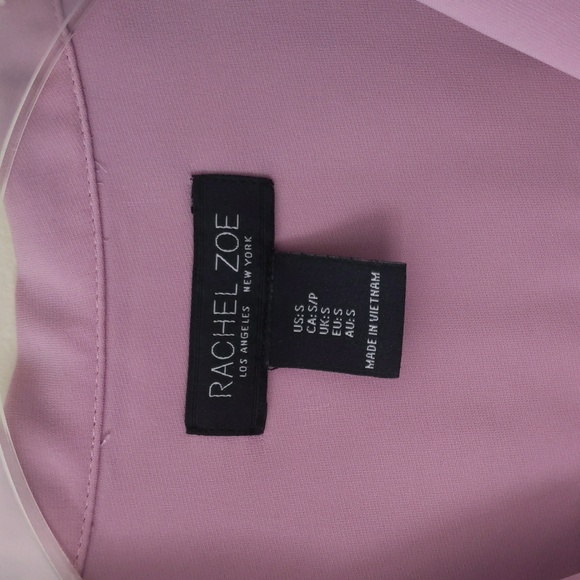 Rachel Zoe Boxy Pink Short Sleeve Button Down - Small - Picture 3 of 5